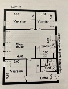 Dejlig lys 4-værelses andelslejlighed på 92 kvm til salg i centrum af Tølløse - Billede 10 af 10